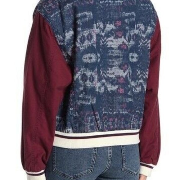 NWT Free People Women Varsity of Dreams Bomber Jackets - Picture 2 of 4